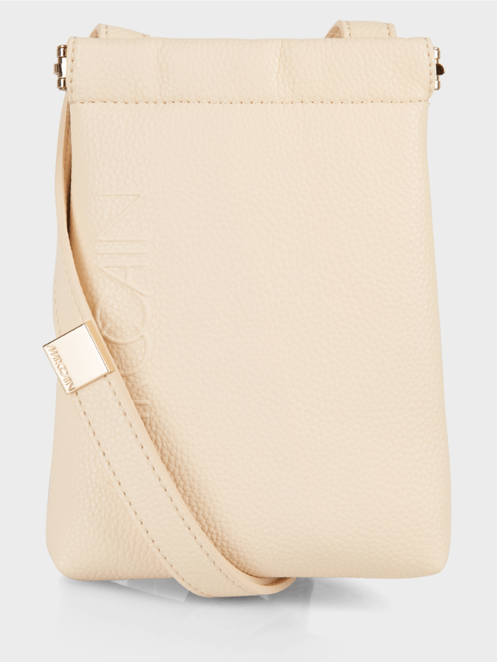 Marc Cain Handbags One Size / 131 Marc Cain Faux Leather Cream Phone Bag UB TM.01 Z04 COL 131 izzi-of-baslow