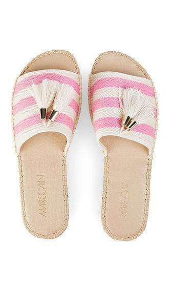 Marc Cain Shoes 3 Marc Cain Espadrille-style mules Neon Rose NB SI.01 W09 izzi-of-baslow