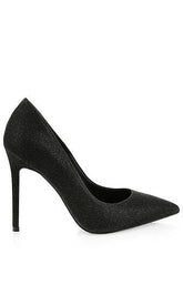 Marc Cain Shoes Marc Cain Black Glitter High Heels PB SD.11 W03 izzi-of-baslow