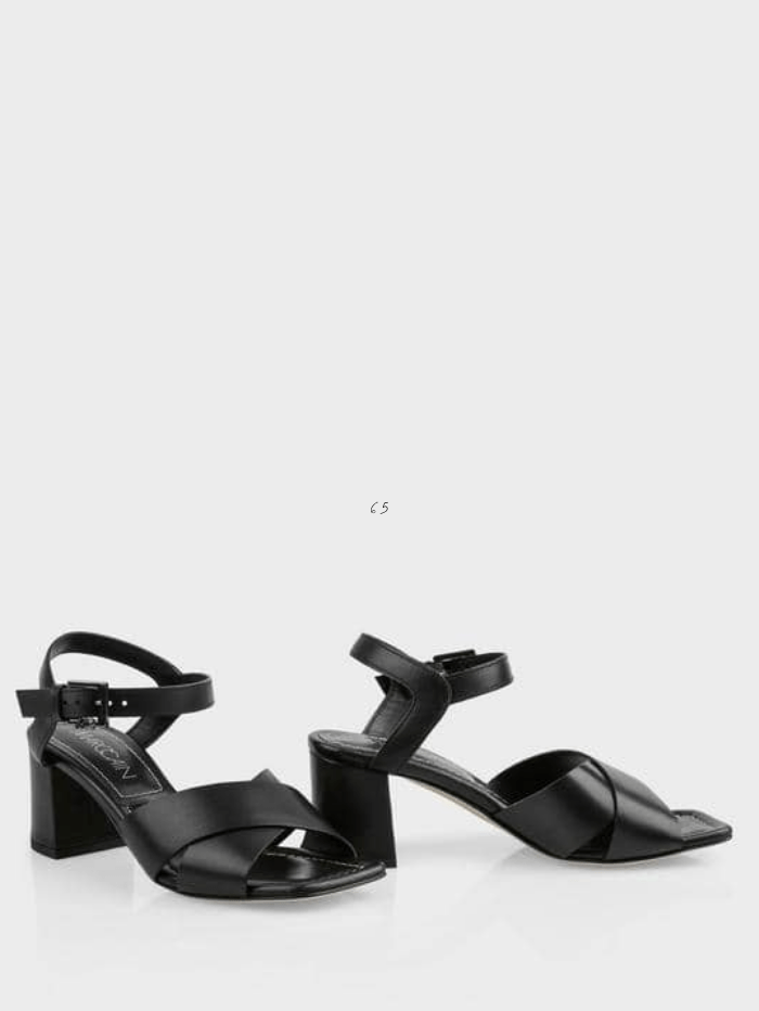 Marc Cain Shoes Marc Cain Black Heeled Strap Sandals SB SG.14 L03 COL 900 izzi-of-baslow