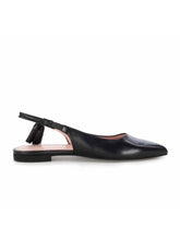 Marc Cain Shoes Marc Cain Black Leather Slingback Flat Pumps QB SF.05 L32 900 izzi-of-baslow