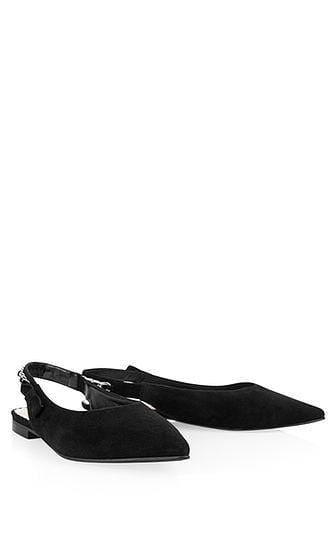 Marc Cain Shoes Marc Cain Slingback ballerina pumps black NB SF.14 L15 izzi-of-baslow