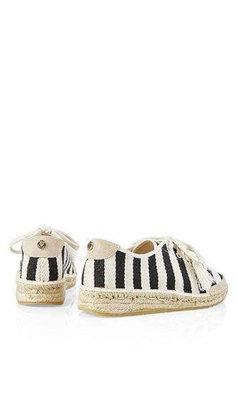 Marc Cain Shoes Marc Cain Striped espadrille sneakers Black NB SI.02 W09 izzi-of-baslow