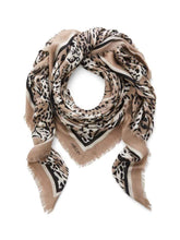 Marc Cain Sports Accessories One Size / 622 Marc Cain Sports Beige Animal Printed Scarf RS B1.09 Z04 COL 622 izzi-of-baslow