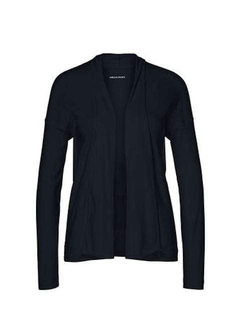 Marc Cain Sports Coats and Jackets 6 Marc Cain Sports Jersey Flounced Jacket Midnight Blue LS 31.03 J55 izzi-of-baslow