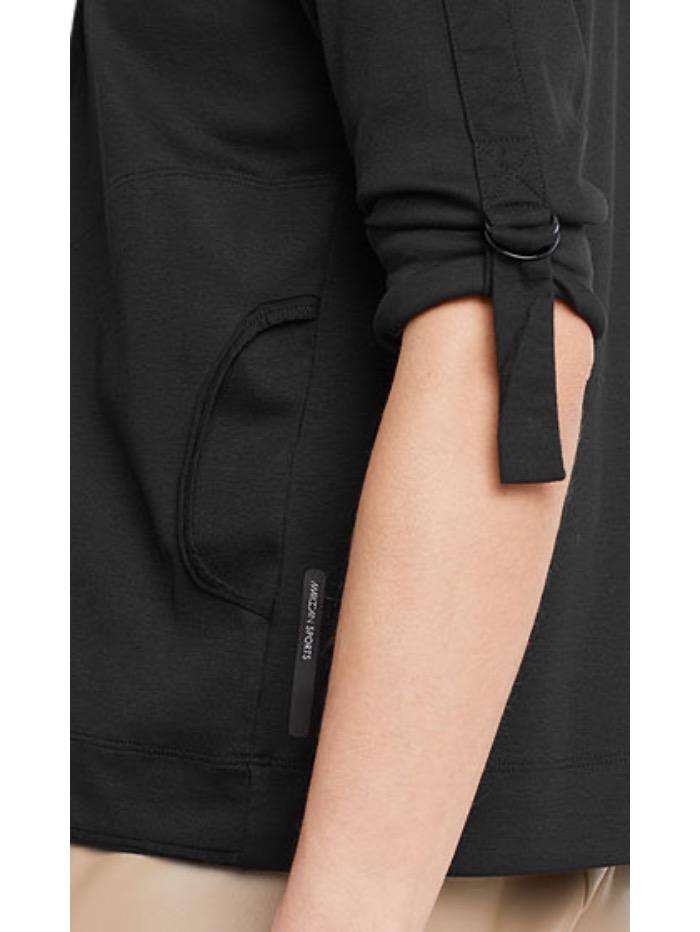 Marc Cain Sports Coats and Jackets Marc Cain Sports Black Cotton Jacket QS 31.33 J55 900 Y izzi-of-baslow