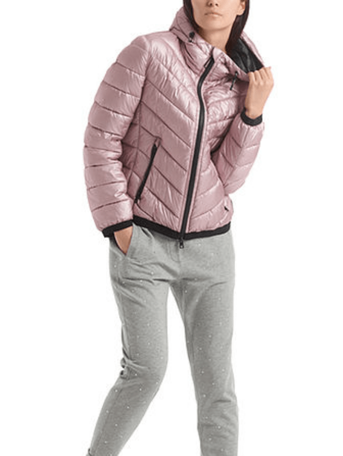 Marc Cain Sports Coats and Jackets Marc Cain Sports Coral Blush Padded Coat RS 12.03 W68 Col 216 izzi-of-baslow