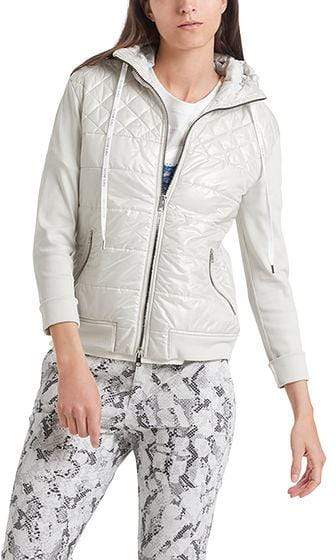 Marc Cain Sports Coats and Jackets Marc Cain Sports Hooded Jacket Lighted Grey 151 PS 31.44 J55 izzi-of-baslow