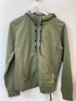 Marc Cain Sports Coats and Jackets Marc Cain Sports Khaki Green Cotton Hoodie Jacket QS 31.31 J44 592 izzi-of-baslow