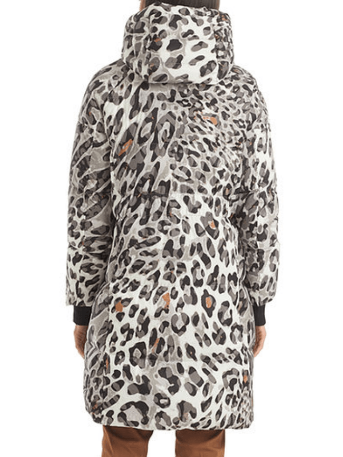Marc Cain Sports Coats and Jackets Marc Cain Sports Leopard Down Long Coat RS 12.08 W60 Col 610 izzi-of-baslow