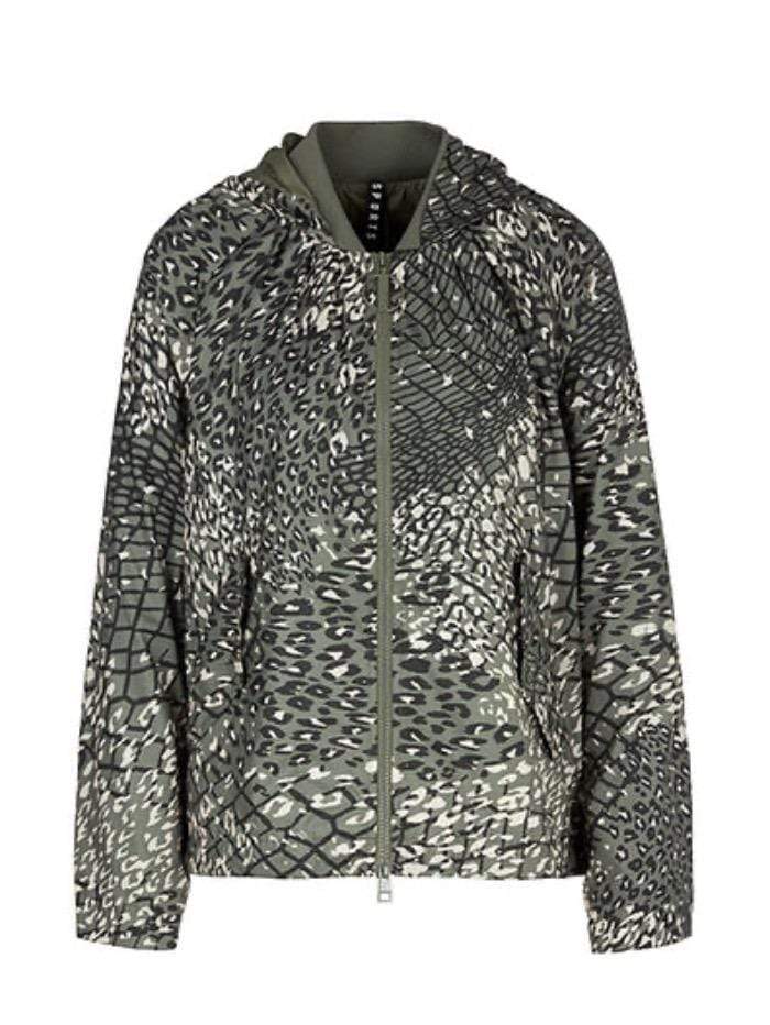 Marc Cain Sports Coats and Jackets Marc Cain Sports Leopard Printed Jacket QS 12.05 W19 592 izzi-of-baslow