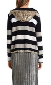 Marc Cain Sports Coats and Jackets Marc Cain Sports Striped Knitted Jacket PS 31.08 M01 izzi-of-baslow