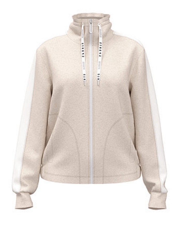 Marc Cain Sports Coats and Jackets Marc Cain Sports Zip Up Jacket Latte RS 31.18 J73 Col 602 izzi-of-baslow