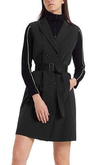 Marc Cain Sports Dress Marc Cain Sports Black Trench Dress PS 21.26 W41 900 izzi-of-baslow