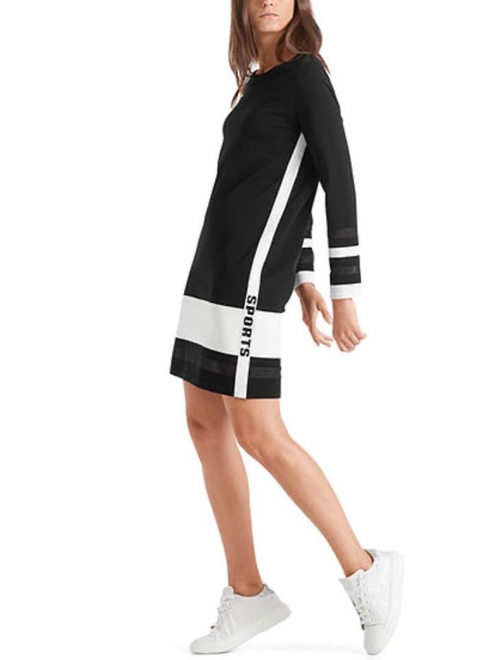 Marc Cain Sports Dress Marc Cain Sports Dress Black and White QS 21.05 M06 910 Y izzi-of-baslow