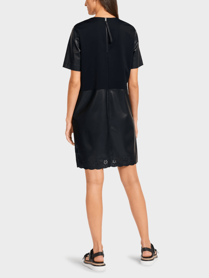 Marc Cain Sports Dresses Marc Cain Sports Faux Leather Dress US 21.10 J41 COL 900 izzi-of-baslow