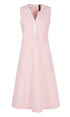 Marc Cain Sports Dresses Marc Cain Sports Striped Summer Pink and White Striped Dress  NS 21.30 W42 izzi-of-baslow