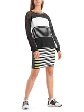 Marc Cain Sports Jumper Marc Cain Sports Black and White Top QS 48.46 J79 910 Y izzi-of-baslow