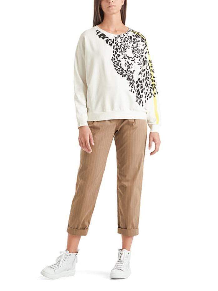 Marc-Cain-sports-cotton-mix-off-while-black-leopard-printed-acid-yellow-detail-sweatshirt-scoop-necked-izzi-of-baslow