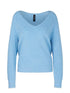 Marc Cain Sports Knitwear Marc Cain Sports Blue Knitted Sweater in a Melange Design PS 41.04 M80 329 izzi-of-baslow