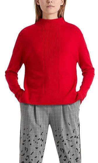 Marc Cain Sports Knitwear Marc Cain Sports Cashmere Sweater with Stand-Up Collar PS 41.09 M81 izzi-of-baslow