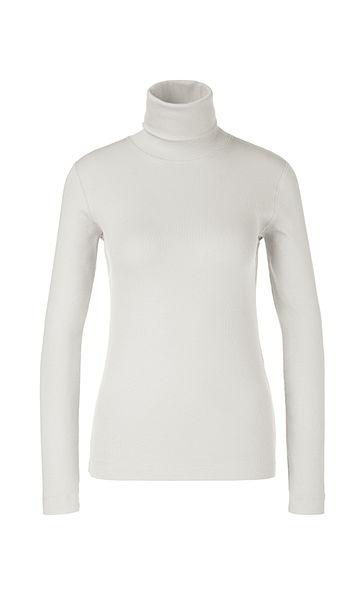Marc Cain Sports Knitwear Marc Cain Sports Cotton Turtleneck Shirt Lighted Grey 151 PS 48.22 J50 izzi-of-baslow