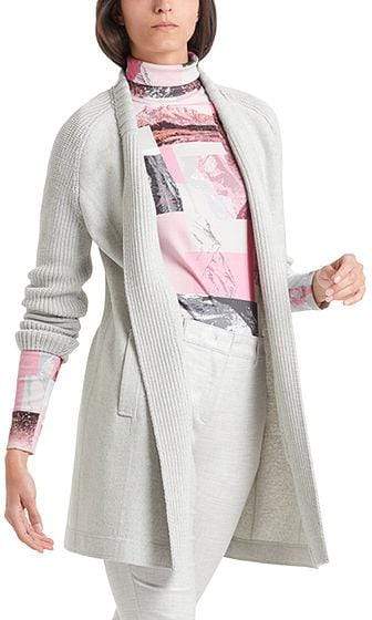 Marc Cain Sports Knitwear Marc Cain Sports Knitted Cardigan Silver Grey 810 PS 31.41 J30 izzi-of-baslow