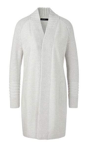 Marc Cain Sports Knitwear Marc Cain Sports Knitted Cardigan Silver Grey 810 PS 31.41 J30 izzi-of-baslow