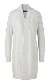 Marc Cain Sports Knitwear Marc Cain Sports Knitted Cardigan Silver Grey 810 PS 31.41 J30 izzi-of-baslow