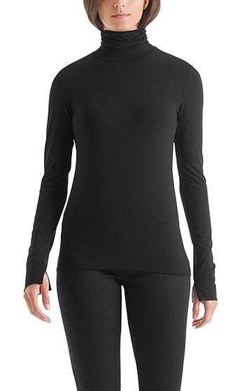 Marc Cain Sports Knitwear Marc Cain Sports Stretchy Roll Neck Top Black PS 48.14 J83 izzi-of-baslow
