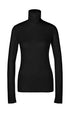 Marc Cain Sports Knitwear Marc Cain Sports Stretchy Roll Neck Top Black PS 48.14 J83 izzi-of-baslow