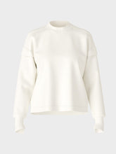 Marc Cain Sports Loungewear Marc Cain Sports Off White Frill Sweatshirt TS 44.04 J61 COL 110 izzi-of-baslow