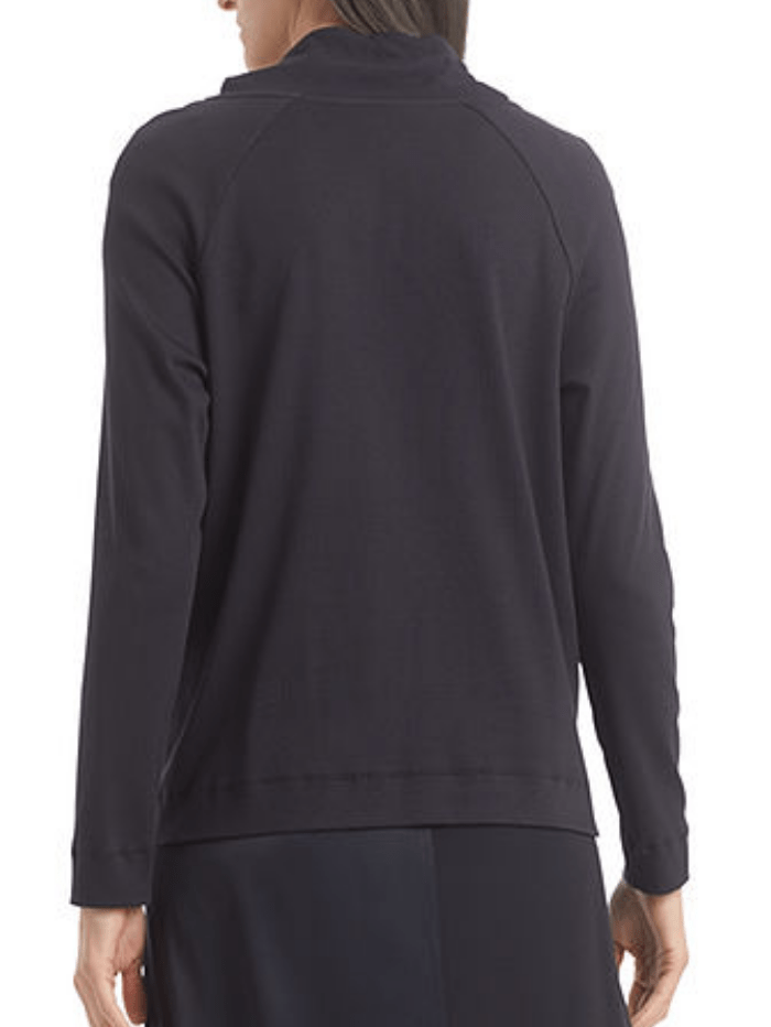 Marc Cain Sports Tops Marc Cain Sports Black Jungle Print Hooded Top RS 55.30 J24 Col 595 izzi-of-baslow