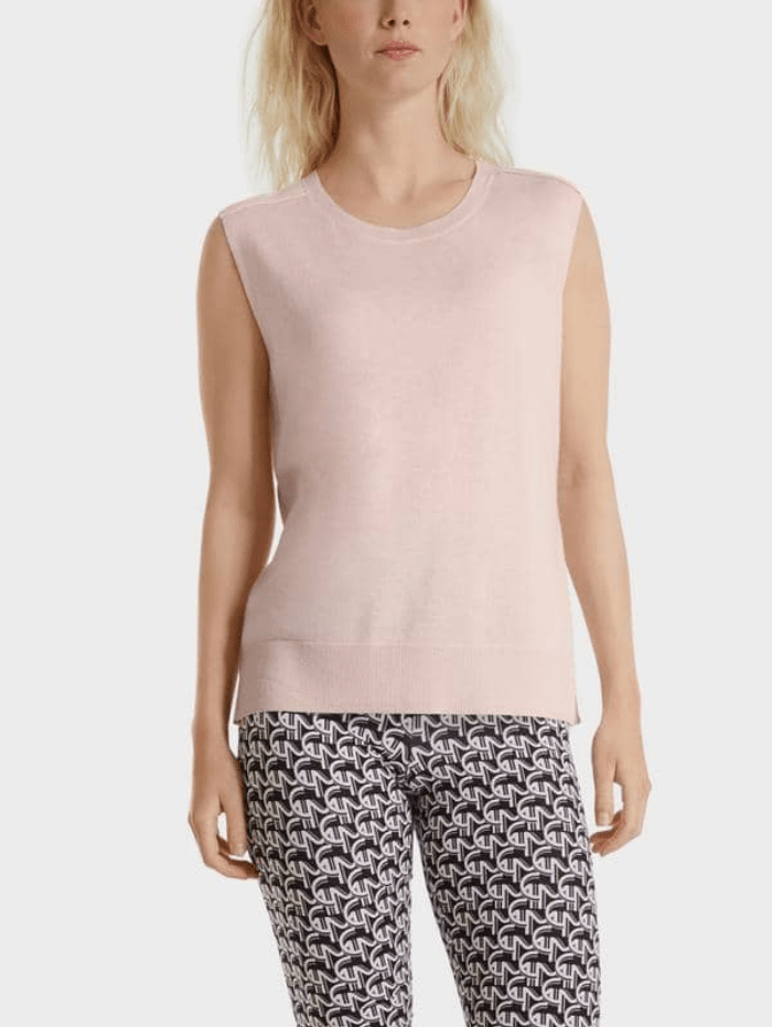 Marc Cain Sports Tops Marc Cain Sports Fine Knit Pink Top SS 61.04 M80 COL 200 izzi-of-baslow