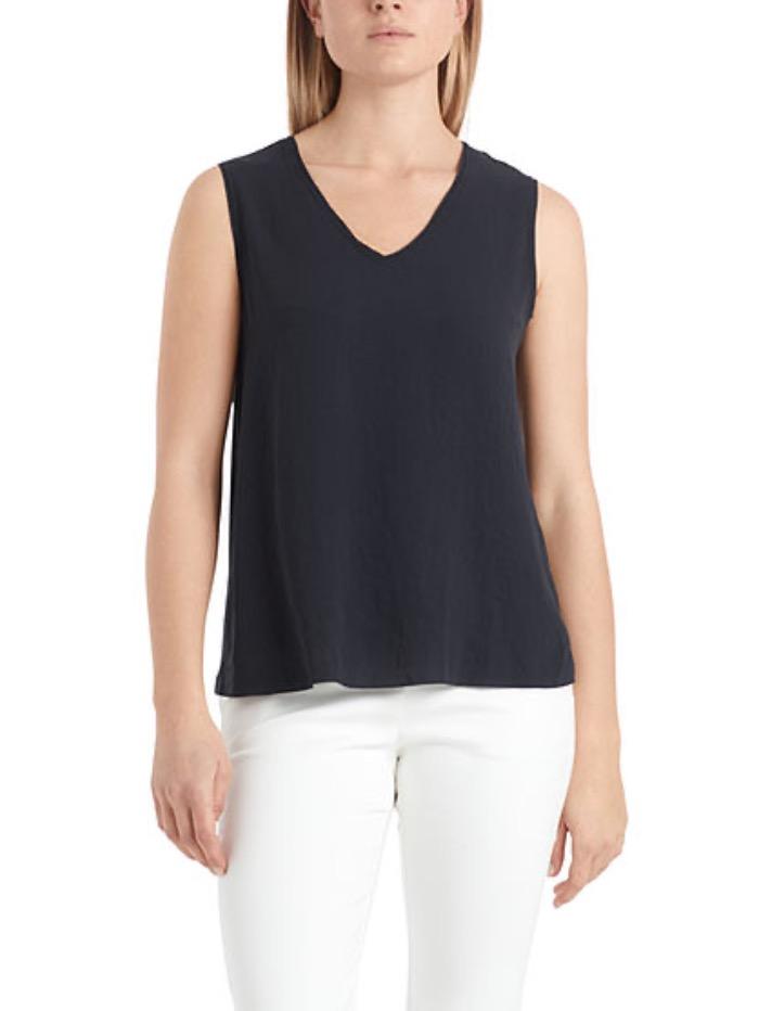 Marc Cain Sports Tops Marc Cain Sports Navy Sleeveless Top QS 61.04 W41 395 izzi-of-baslow