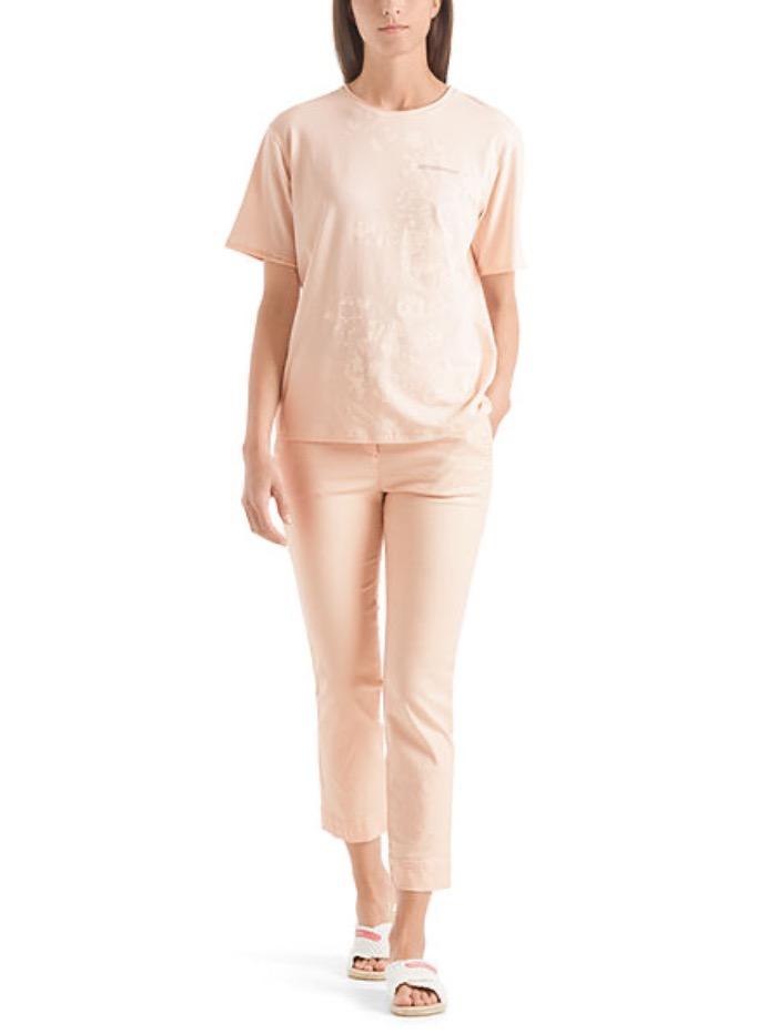 Marc Cain Sports Tops Marc Cain Sports Powder Pink T Shirt QS 48.08 J11 145 izzi-of-baslow