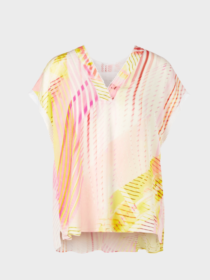 Marc Cain Sports Tops Marc Cain Sports Printed Top US 51.20 W02 COL 428 izzi-of-baslow