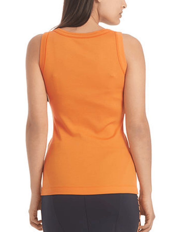 Marc Cain Sports Tops Marc Cain Sports Ribbed Orange Vest Top RS 61.06 J50 Col 442 izzi-of-baslow