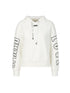 Marc Cain Sports Tops Marc Cain Sports Sweatshirt Off White With Large Letter Detail QS 44.03 J25 110 izzi-of-baslow