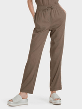 Marc Cain Sports Trousers Marc Cain Sports Brown Linen Blend Trousers SS 81.38 W03 Col 675 izzi-of-baslow