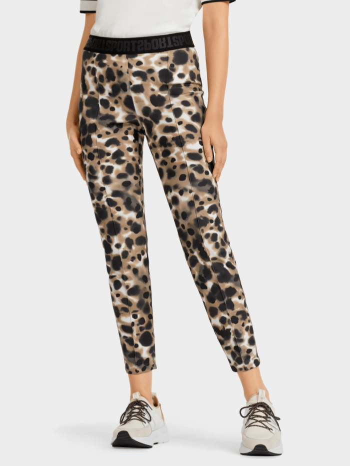 Marc Cain Sports Trousers Marc Cain Sports Leopard Printed Trousers US 81.27 J19 COL 628 izzi-of-baslow