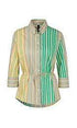 Marc Cain tops 2 Marc Cain Striped Blouse in Stretch Cotton NC 51.24 W43 izzi-of-baslow