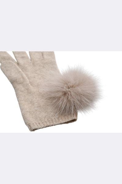 Marella Accessories O/S Marella Maiorca Stone Knitted Gloves 656601952 izzi-of-baslow