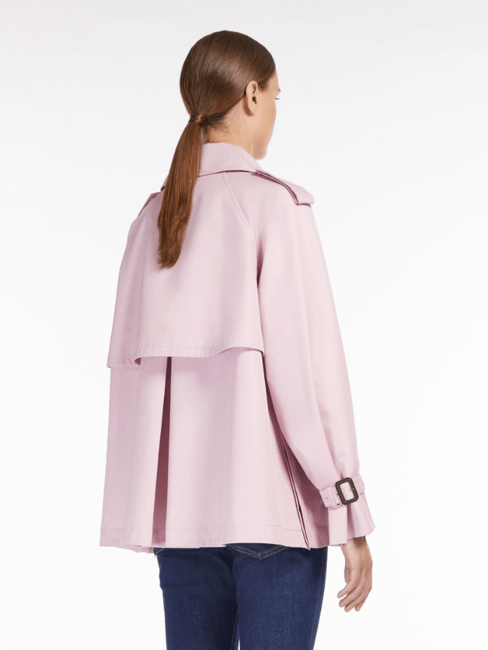 Marella Coats and Jackets Marella FALANGE Lilac Short Trench Coat 50211127600 013 izzi-of-baslow