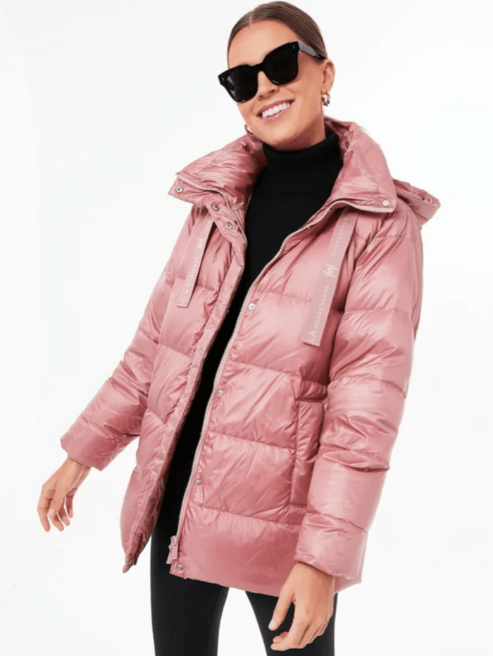 Marella Coats and Jackets Marella LALLA Pink Puffer Coat 34860529200 003 izzi-of-baslow