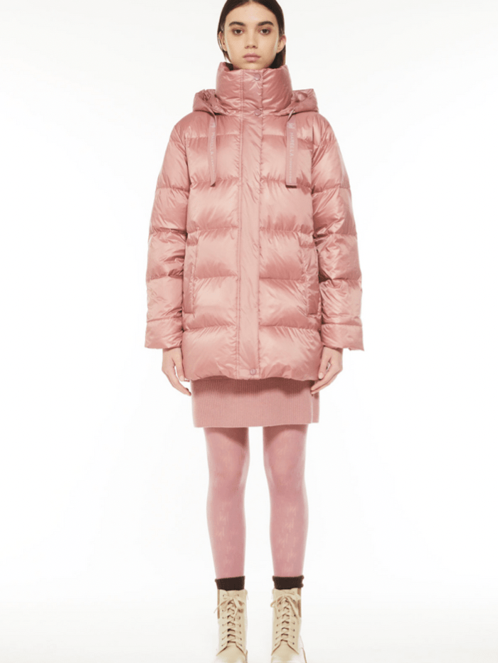 Marella Coats and Jackets Marella LALLA Pink Puffer Coat 34860529200 003 izzi-of-baslow