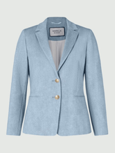Marella Coats and Jackets Marella MOMENT Light Blue Blazer 39110424 001 izzi-of-baslow