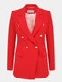 Marella Coats and Jackets Marella ROTOLO Double Breasted Red Blazer 30410111200 004 izzi-of-baslow