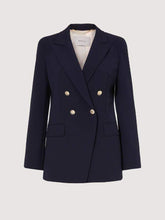 Marella Coats and Jackets Marella TARANTO Navy Blazer 30460618 001 izzi-of-baslow
