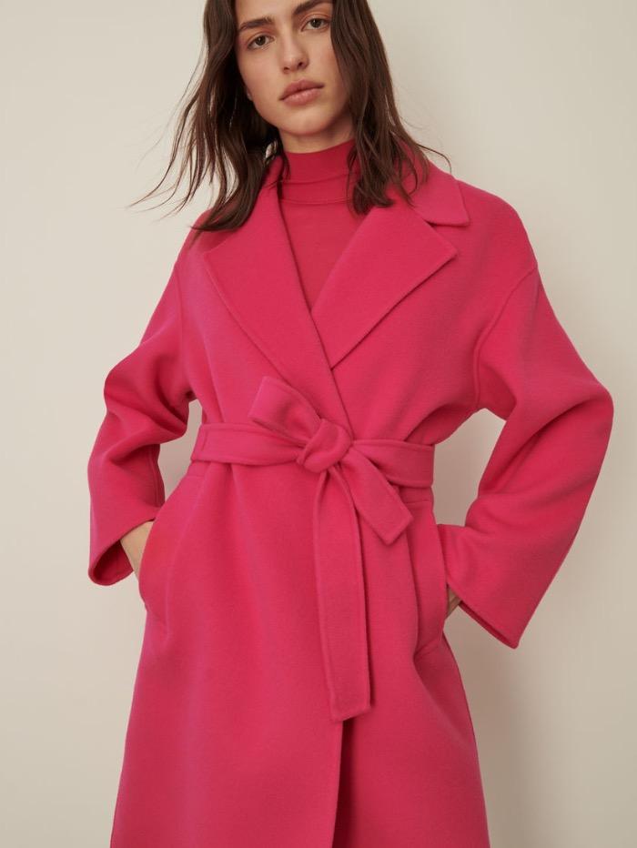 Marella Coats and Jackets Marella TITTY Fuchsia Pink Coat 30161716 001 izzi-of-baslow